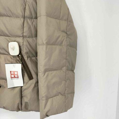 cher squre 裏地レオパード ダウンジャケット レディース LL