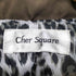 cher squre 裏地レオパード ダウンジャケット レディース LL