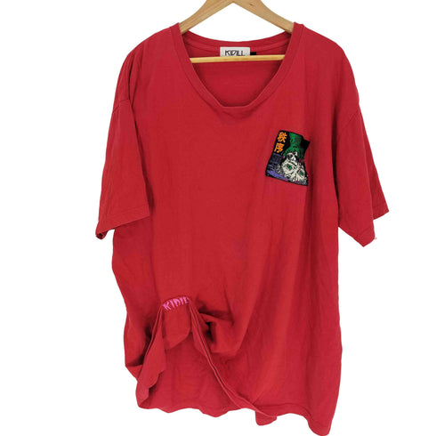 キディル KIDILL 18AW 秩序刺繍 オーバーサイズ Tシャツ メンズ