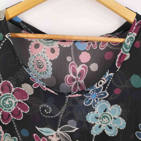 TOKUKO LerVOL シースルー花柄トップス レディース JPN:9号