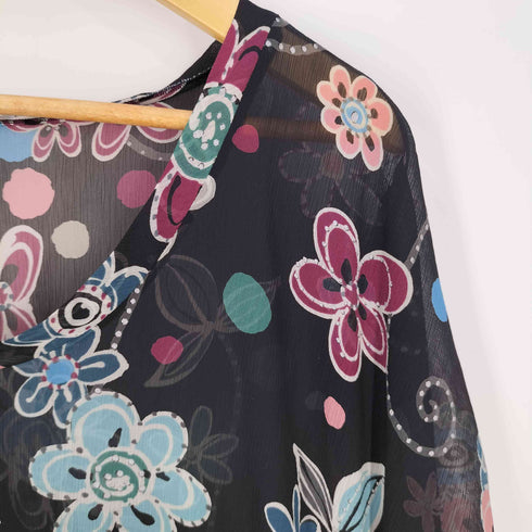 TOKUKO LerVOL シースルー花柄トップス レディース JPN:9号