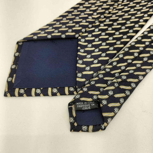ジョルジオアルマーニ Giorgio Armani 総柄デザイン シルク ネクタイ メンズ