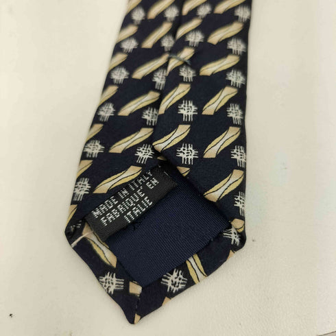 ジョルジオアルマーニ Giorgio Armani 総柄デザイン シルク ネクタイ メンズ