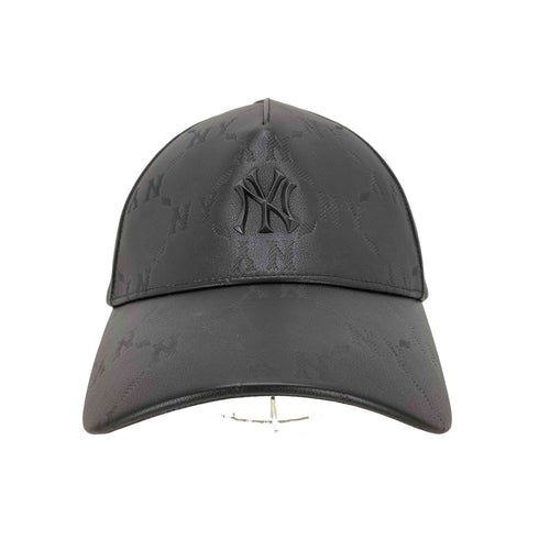 エムエルビーコリア MLB KOREA DIA MONOGRAM LEATHER EMBO STRUCTURED BALL CAP NEW YORK メンズ FREE