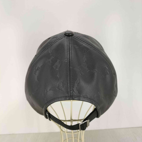 エムエルビーコリア MLB KOREA DIA MONOGRAM LEATHER EMBO STRUCTURED BALL CAP NEW YORK メンズ FREE