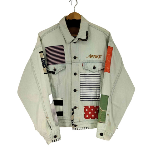 アウェイク Awake NY Trucker Jacket パッチワークデニムジャケット メンズ JPN:L