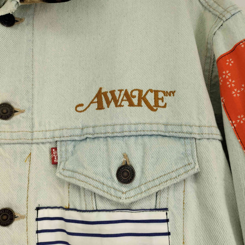 アウェイク Awake NY Trucker Jacket パッチワークデニムジャケット メンズ JPN:L