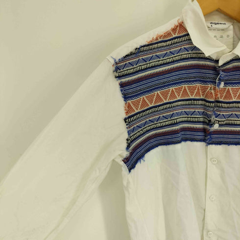 ディガウェル DIGAWEL ニット 異素材切替 L/S シャツ メンズ JPN:1