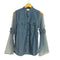 ハイク HYKE WETHER MILTARY SHIRT WITH SHEER SLEEVES レディース JPN:1
