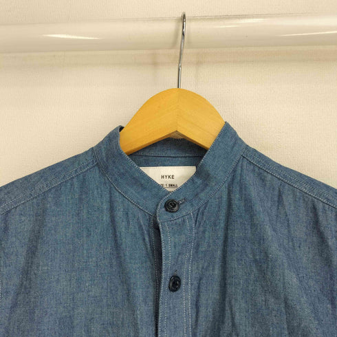 ハイク HYKE WETHER MILTARY SHIRT WITH SHEER SLEEVES レディース JPN:1