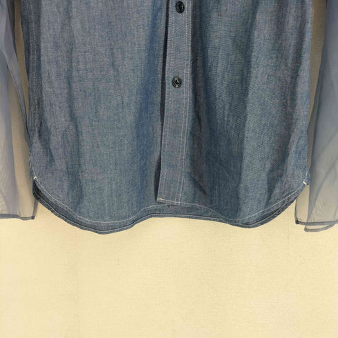 ハイク HYKE WETHER MILTARY SHIRT WITH SHEER SLEEVES レディース JPN:1