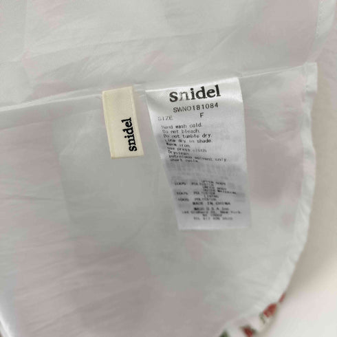 スナイデル snidel 花柄 キャミワンピース レディース F
