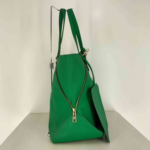 ダナキャランニューヨーク DKNY 2WAY ロゴチャーム レザートートバッグ レディース