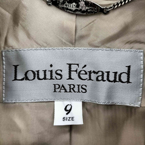 louis feraud パイピング スタンドカラーコート レディース 9