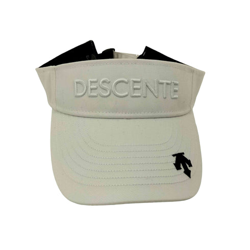 デサントゴルフ descente GOLF 3Dロゴ刺繍サンバイザー メンズ FREE
