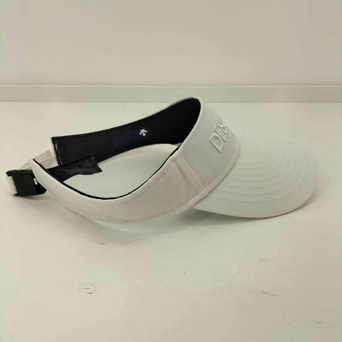 デサントゴルフ descente GOLF 3Dロゴ刺繍サンバイザー メンズ FREE