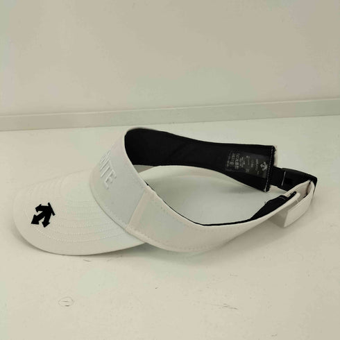 デサントゴルフ descente GOLF 3Dロゴ刺繍サンバイザー メンズ FREE