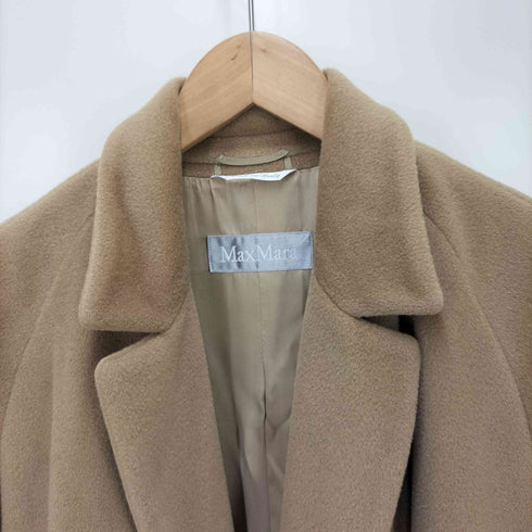 マックスマーラ MAX MARA 白タグ バージンウール ロングチェスターコート レディース
