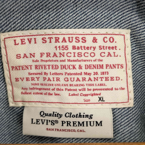 リーバイス Levis ヴィンテージ プリーツ トラッカージャケット メンズ JPN:XL