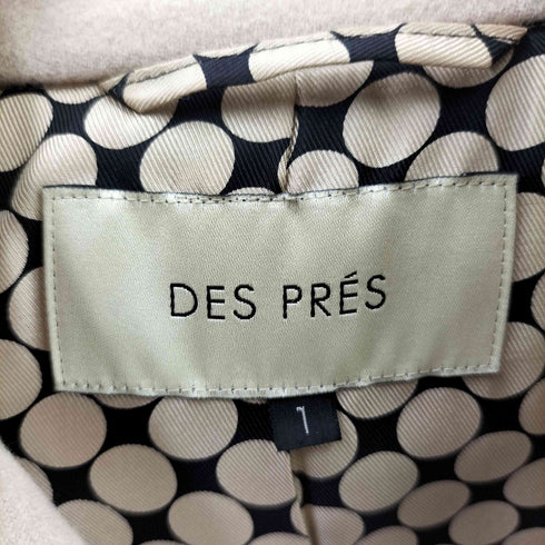 デプレ DES PRES カシミヤ100% ウールロングコート レディース