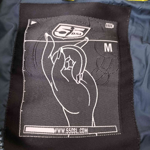 フィフティーファイブディーエスエル 55DSL 00s デュアルジップ ダウンジャケット メンズ M