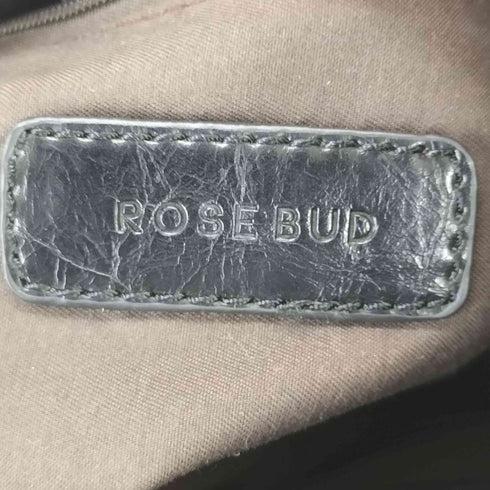 ローズバッド ROSE BUD スタッズレザースクエアハンドバッグ レディース