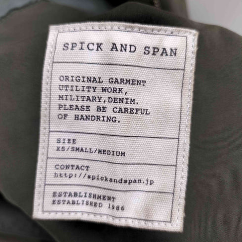 スピックアンドスパン Spick and Span モッズコート レディース