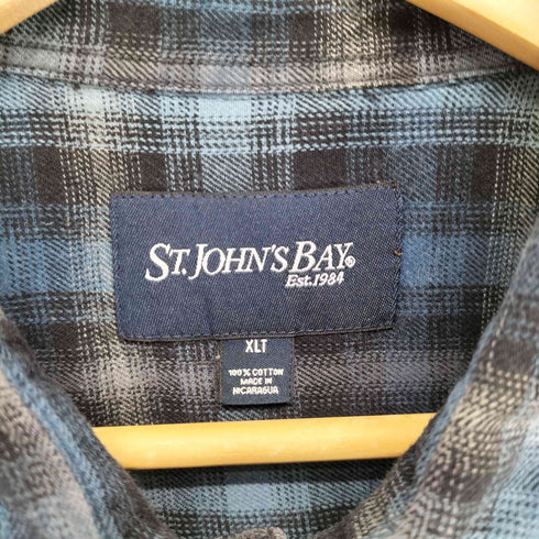 セントジョンズベイ STJOHNS BAY チェック柄ネルシャツ メンズ XLT