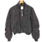 ディーゼル DIESEL 00S Gather Design Cropped Bomber Jacket ギャザー デザイン クロップド ボンバー ジャケット MA-1 ブルゾン Y2K 裏地総柄 レディース import:S