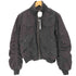 ディーゼル DIESEL 00S Gather Design Cropped Bomber Jacket ギャザー デザイン クロップド ボンバー ジャケット MA-1 ブルゾン Y2K 裏地総柄 レディース import:S