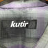 クティール kutir ダイス刺繍オンブレチェックビック長袖シャツ メンズ JPN:M