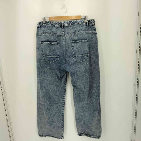 ペイント加工 ウォッシュ デニムパンツ メンズ XL