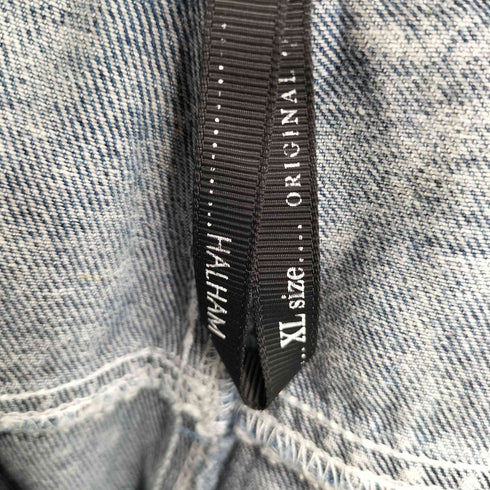 ペイント加工 ウォッシュ デニムパンツ メンズ XL