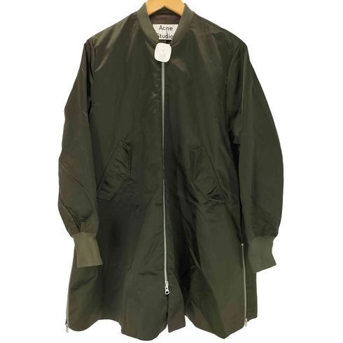 アクネストゥディオズ ACNE STUDIOS ECLIPSE SHINE Bomber MA-1 Long Coat ボンバー ロング コート レディース 36