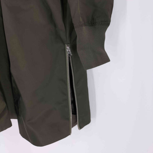 アクネストゥディオズ ACNE STUDIOS ECLIPSE SHINE Bomber MA-1 Long Coat ボンバー ロング コート レディース 36