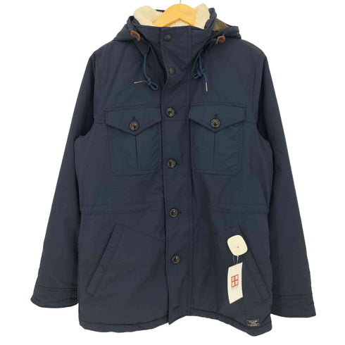 アバクロンビーアンドフィッチ Abercrombie & Fitch フード付 シェルパライニング トレッキングジャケット メンズ import:M