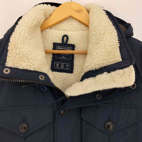 アバクロンビーアンドフィッチ Abercrombie & Fitch フード付 シェルパライニング トレッキングジャケット メンズ import:M