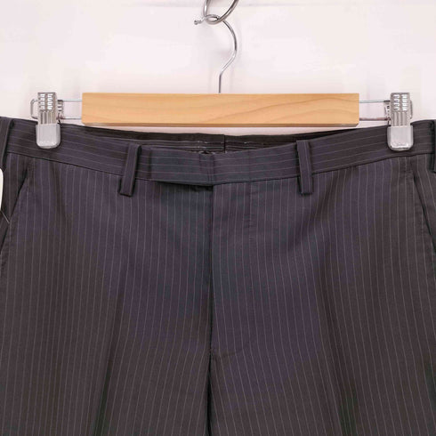 バーバリーブラックレーベル BURBERRY BLACK LABEL ストライプスラックスパンツ メンズ 73