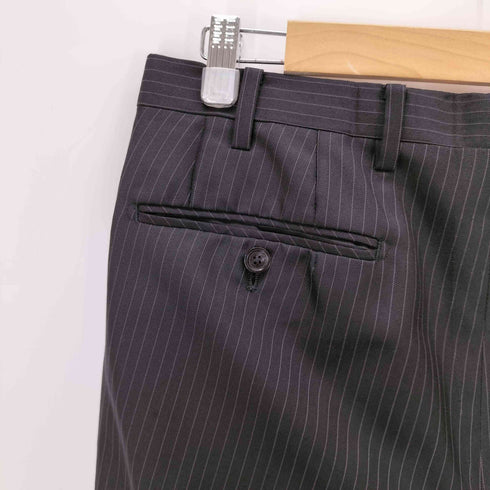 バーバリーブラックレーベル BURBERRY BLACK LABEL ストライプスラックスパンツ メンズ 73