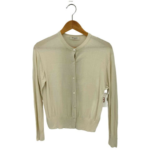 デミルクスビームス Demi-Luxe BEAMS クルーネック シルク カーディガン レディース JPN:36