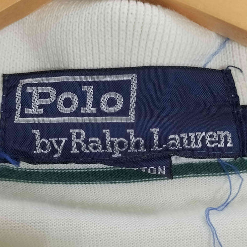 ポロバイラルフローレン Polo by RALPH LAUREN スモールポニー刺繍 ボーダーポロシャツ メンズ import:L