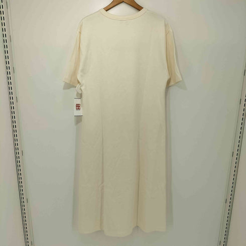 トゥービーバイアニエスベー To b. by agnes b. ロゴ刺繍 クルーネック Tシャツ ワンピース レディース TU