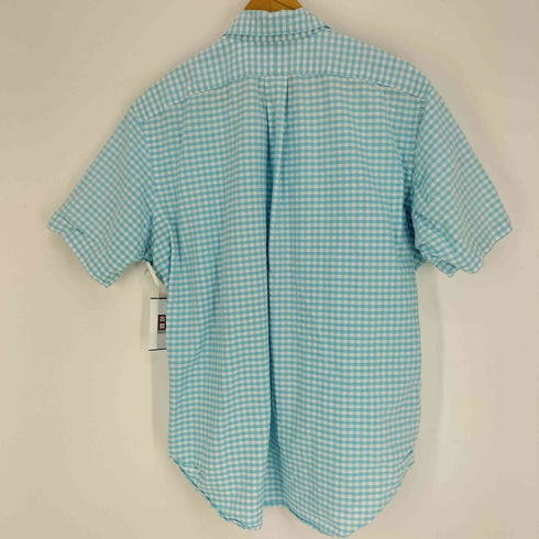 ラルフローレン RALPH LAUREN CLASSIC FIT ポニー刺繍 ギンガムチェック ボタンダウン S/S シャツ メンズ import:L