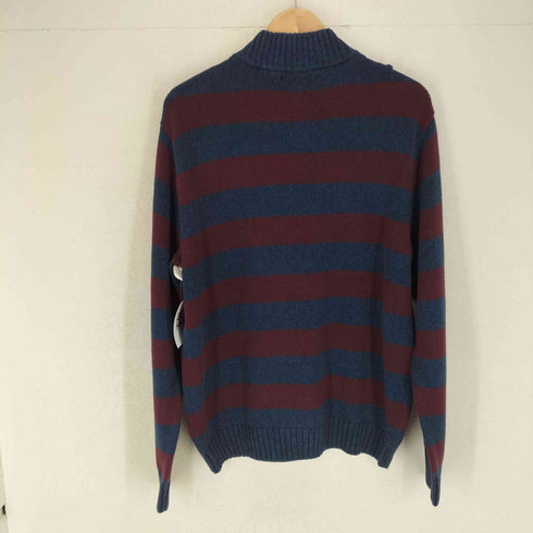 チャップス CHAPS ボーダー柄ハーフジップニット メンズ L