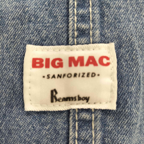 ビッグマック BIG MAC 別注オーバーダイオーバーオール メンズ FREE
