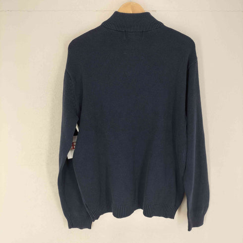 チャップス CHAPS ボーダー柄ハーフジップニット メンズ M