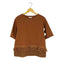 コーヘン COOHEM KNIT DETAIL T-SHIRT レディース JPN:S
