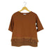 コーヘン COOHEM KNIT DETAIL T-SHIRT レディース JPN:S