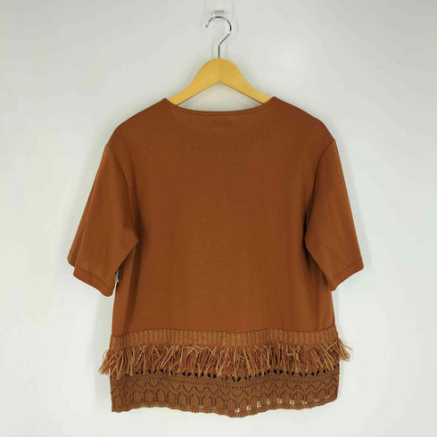 コーヘン COOHEM KNIT DETAIL T-SHIRT レディース JPN:S