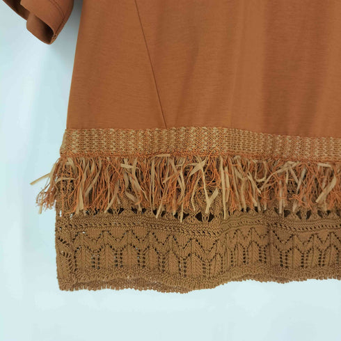 コーヘン COOHEM KNIT DETAIL T-SHIRT レディース JPN:S